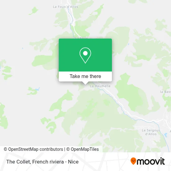 Le Collet map