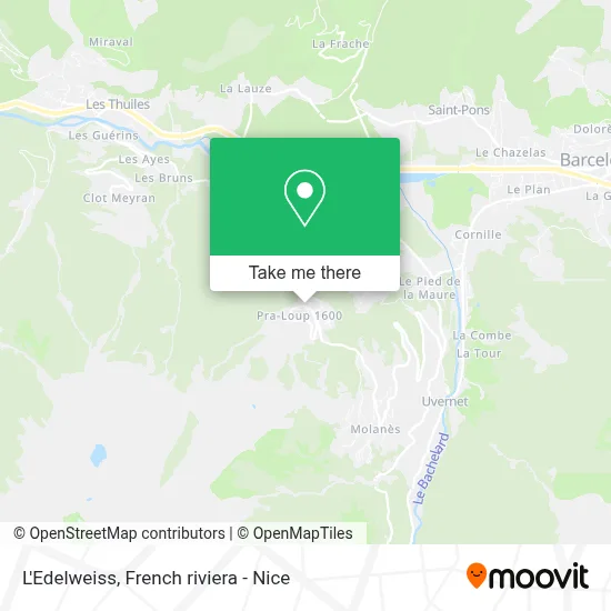 L'Edelweiss map