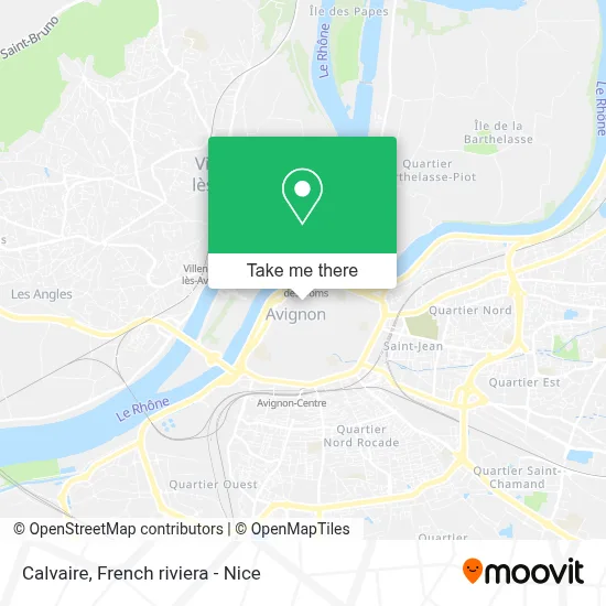 Calvaire map