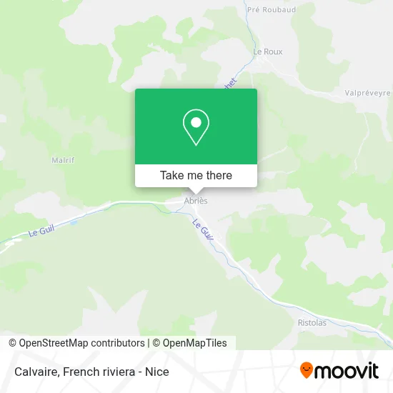 Calvaire map