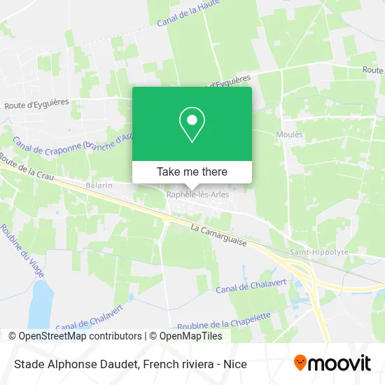 Stade Alphonse Daudet map