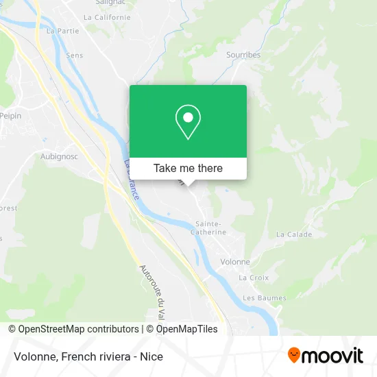 Volonne map