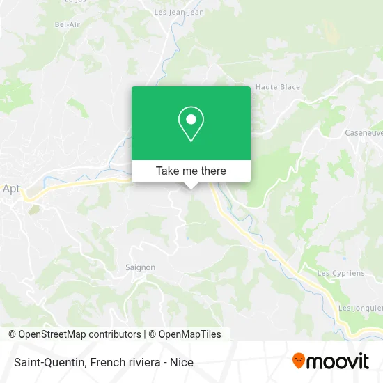 Saint-Quentin map