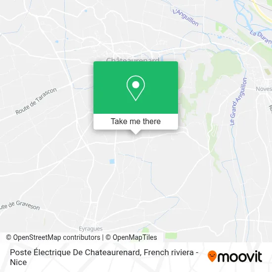 Poste Électrique De Chateaurenard map