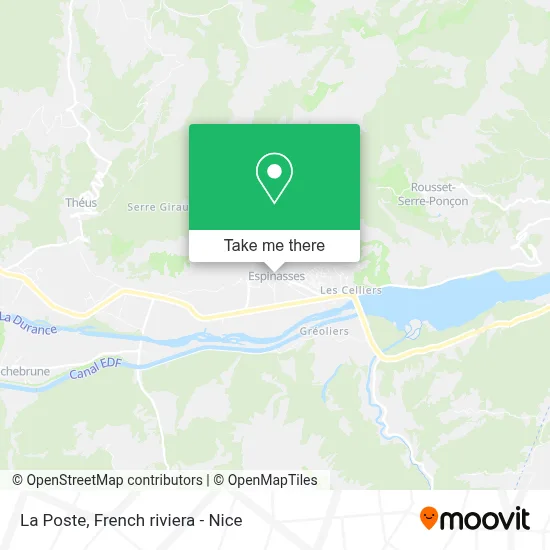 La Poste map