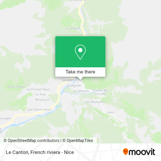 Le Canton map