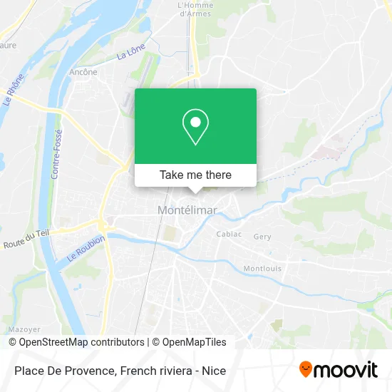 Place De Provence map