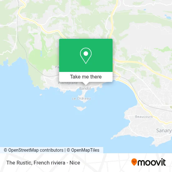 Le Rustic map