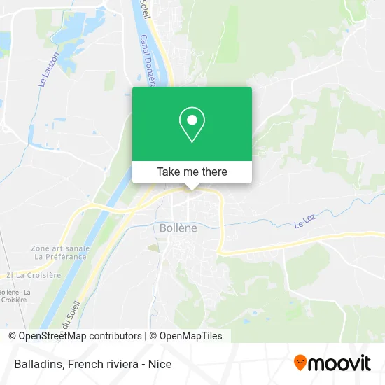 Balladins map
