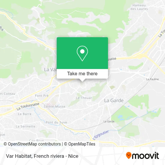 Var Habitat map