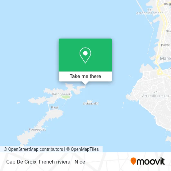 Cap De Croix map