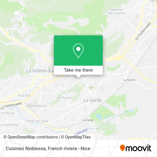 Cuisines Noblessa map