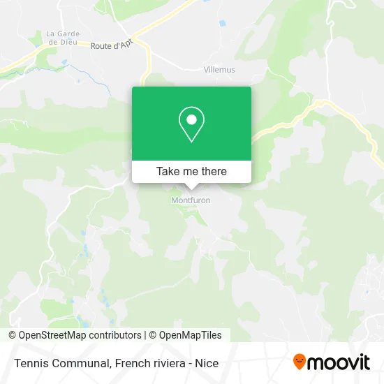 Tennis Communal map
