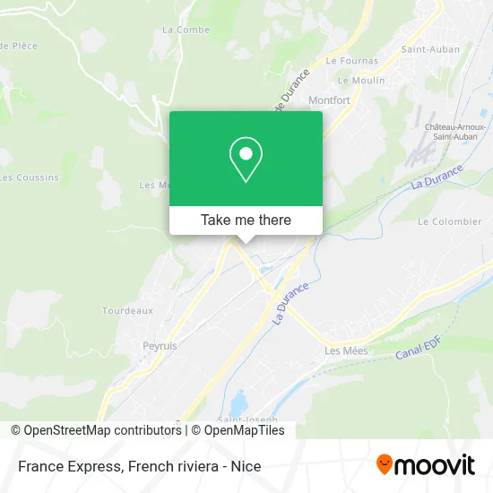France Express map