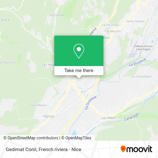Gedimat Conil map