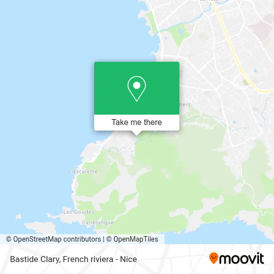 Bastide Clary map