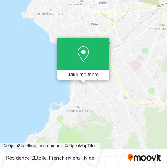 Résidence L'Etoile map