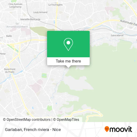 Garlaban map