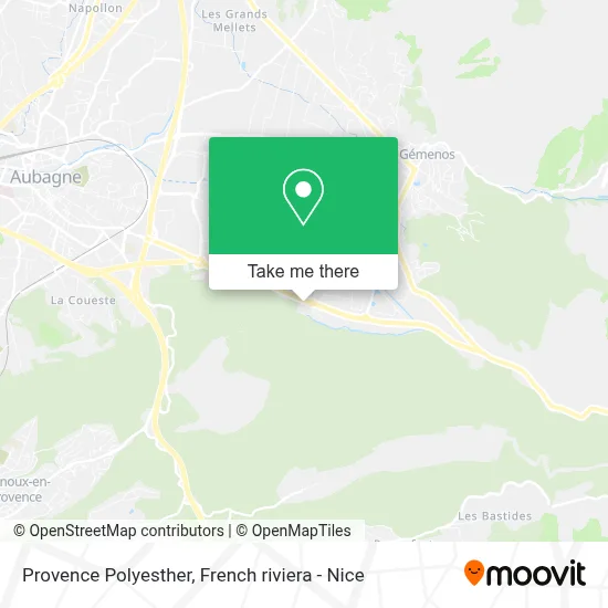 Provence Polyesther map