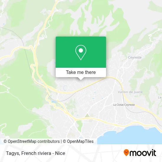 Tagys map