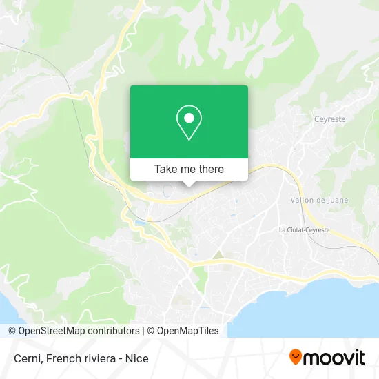 Cerni map