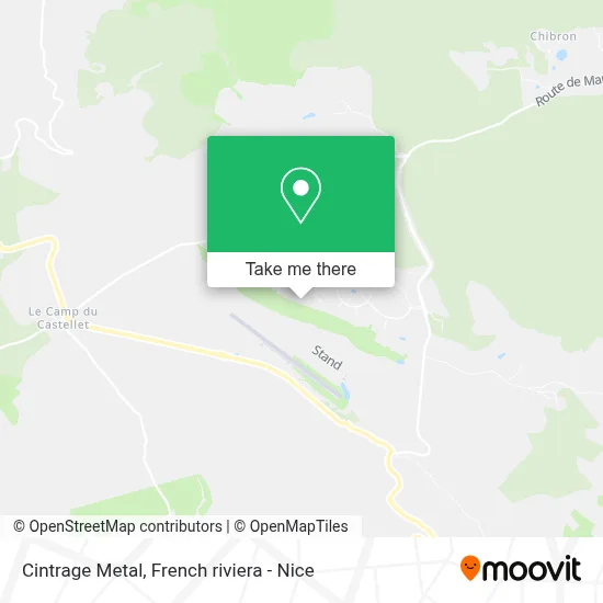 Cintrage Metal map