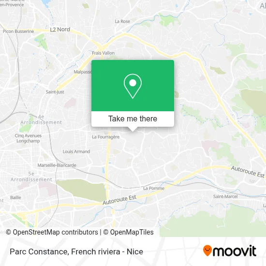 Parc Constance map