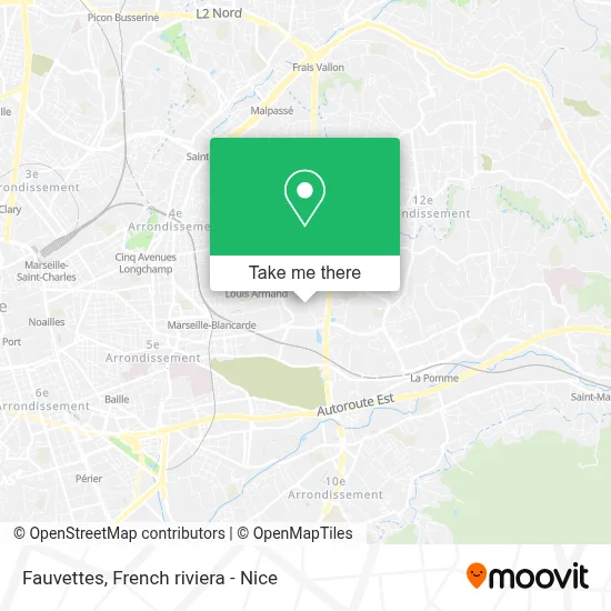 Fauvettes map