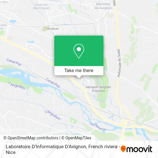 Laboratoire D'Informatique D'Avignon map
