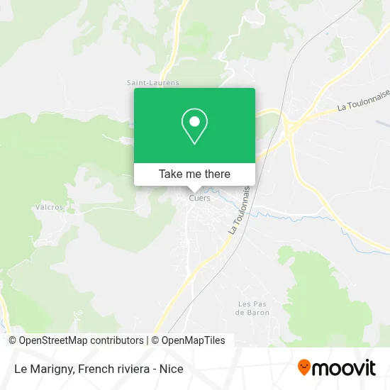 Le Marigny map