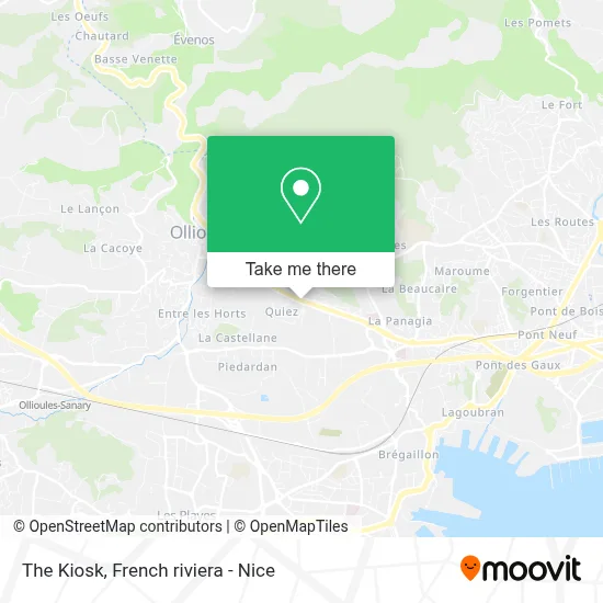 Le Kiosque map
