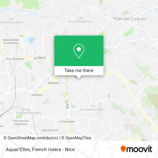 Aquar'Elles map