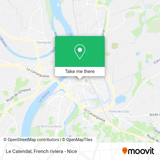 Le Calendal map