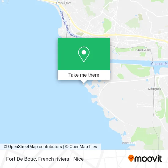 Fort De Bouc map
