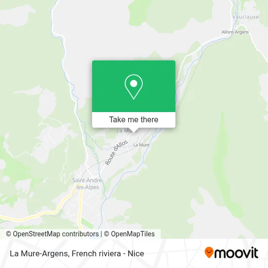 La Mure-Argens map