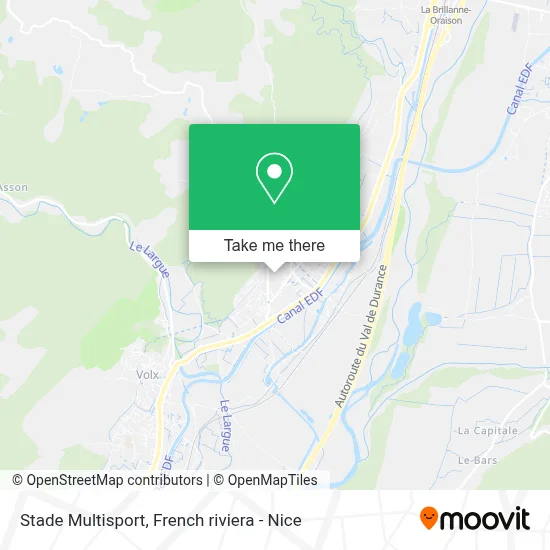 Stade Multisport map