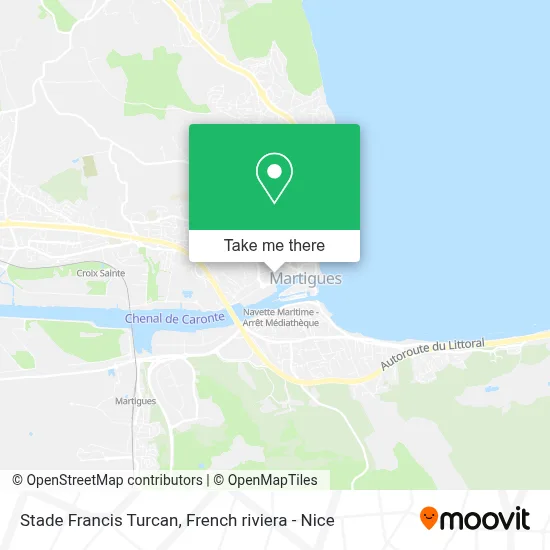 Stade Francis Turcan map