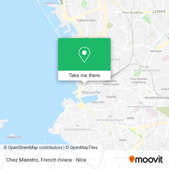Chez Maestro map