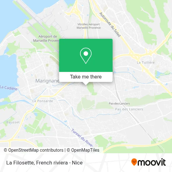La Filosette map