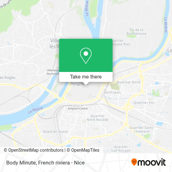 Body Minute map