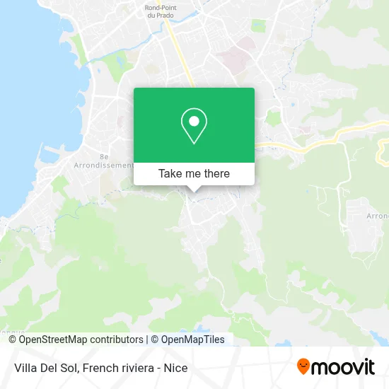 Villa Del Sol map