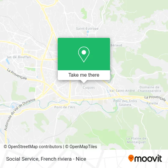 Service Social map