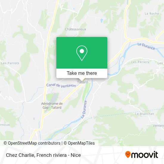Chez Charlie map