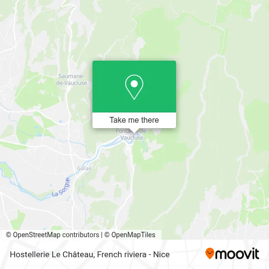 Hostellerie Le Château map
