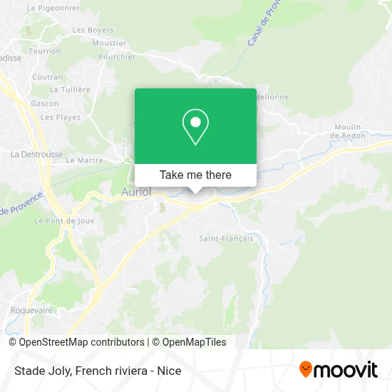 Stade Joly map