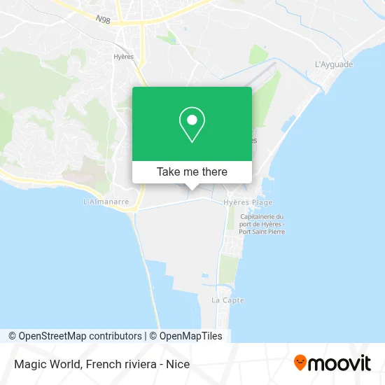 Magic World map