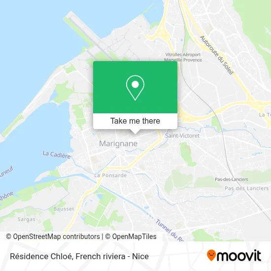 Résidence Chloé map