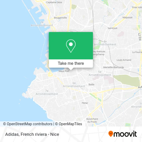 Adidas map