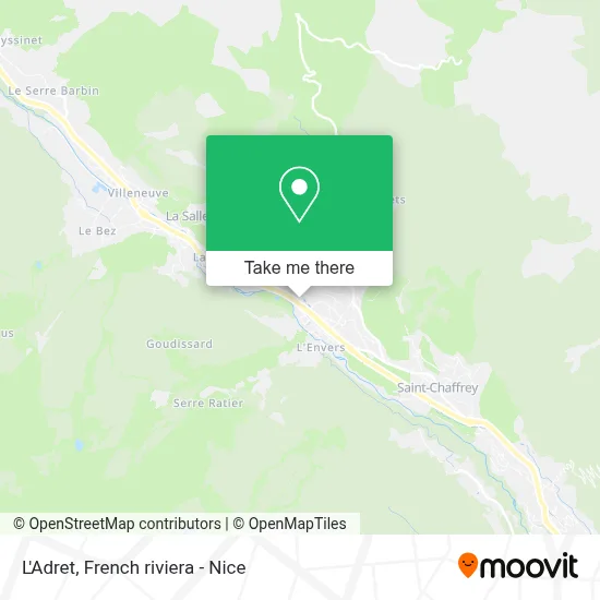 L'Adret map