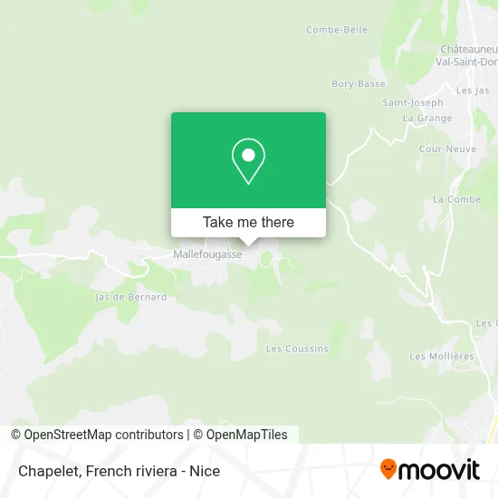 Chapelet map